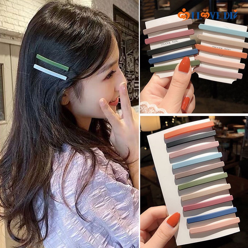 Kẹp Tóc Acrylic Chất Lượng Cao Nhiều Màu Phong Cách Hàn Quốc Cho Nữ
