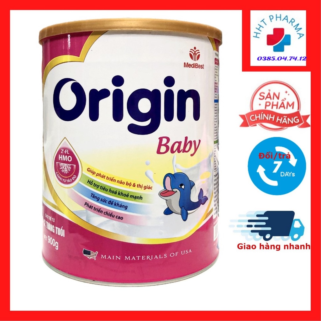 Sữa Origin Baby Tăng sức đề kháng, phát triển khung xương, tốt cho trẻ thiếu Canxi Từ 0 - 12 tháng tuổi