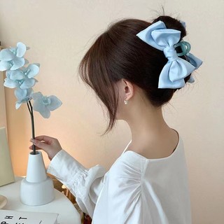 Kẹp Tóc Hình Cá Mập Bằng Satin Phong Cách Hàn Quốc