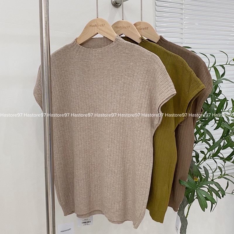 Áo len tay hến cổ 3p