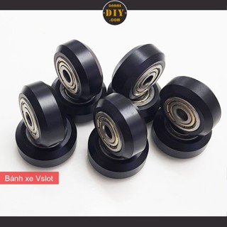 Bánh xe V Slot nhựa POM 2  bạc đạn 625ZZ(625Z) - bánh xe Vslot
