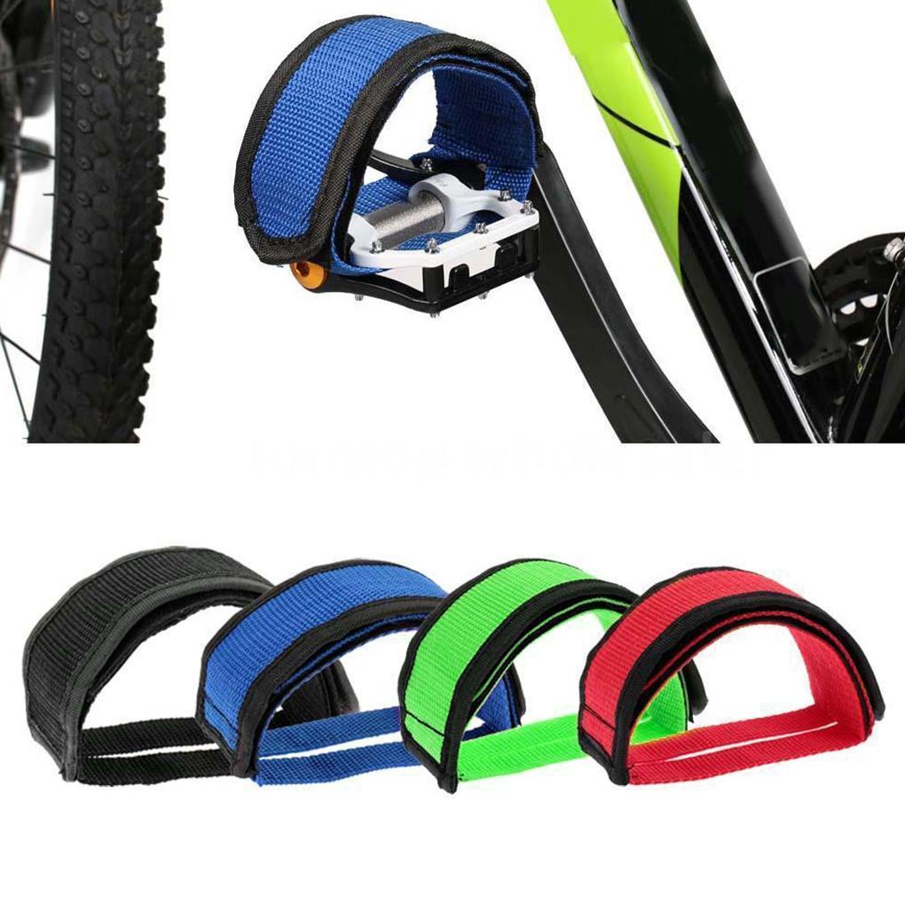 1 Cặp Dây Đai Quấn Pê Đan Xe Đạp Bằng Nylon Có Keo Dán Tiện Dụng