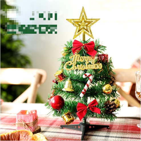 Cây Thông Noel Để Bàn Cao 45cm Có Đèn Trang Trí