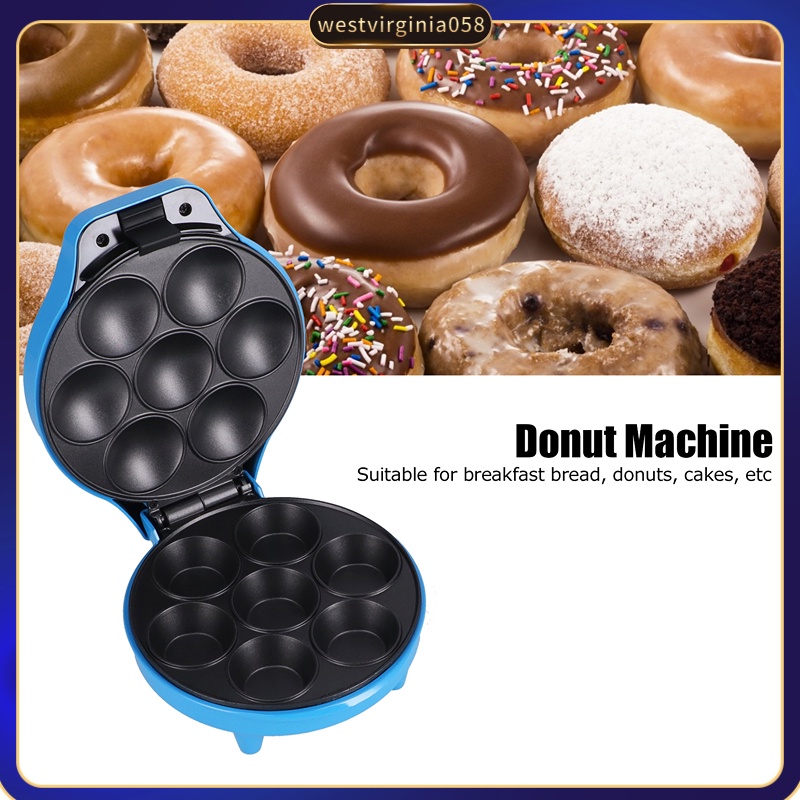 Có thể bán buôn Máy làm bánh đa chức năng 7 lỗ rán hai mặt cốc nóng 1200W EU 220‑240V Westvirginia058 Hàng giao ngay