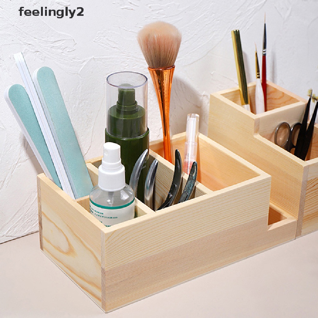 Giá Đỡ Mũi Khoan Móng Tay Bằng Gỗ Tiện Dụng