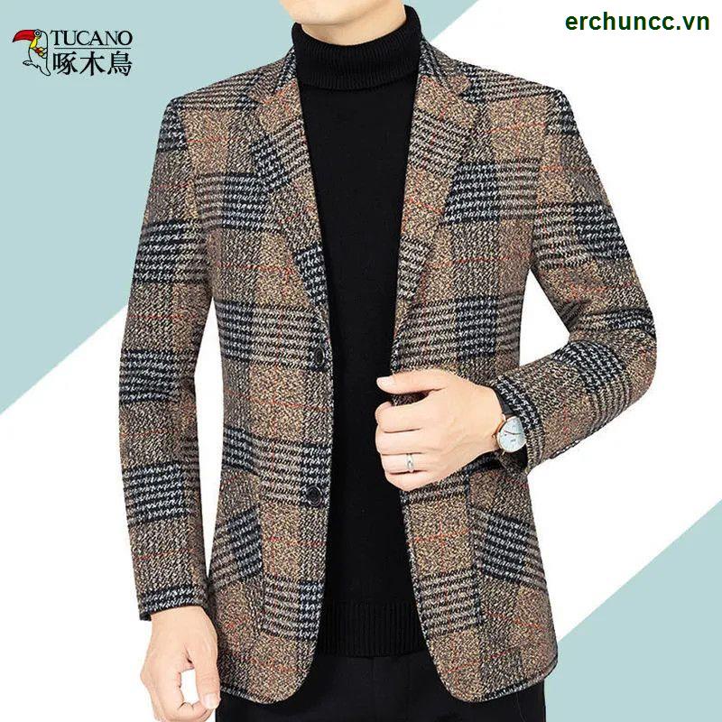 Áo Khoác Vest Phong Cách Mới Năm 2021 Cho Nam Trung Niên