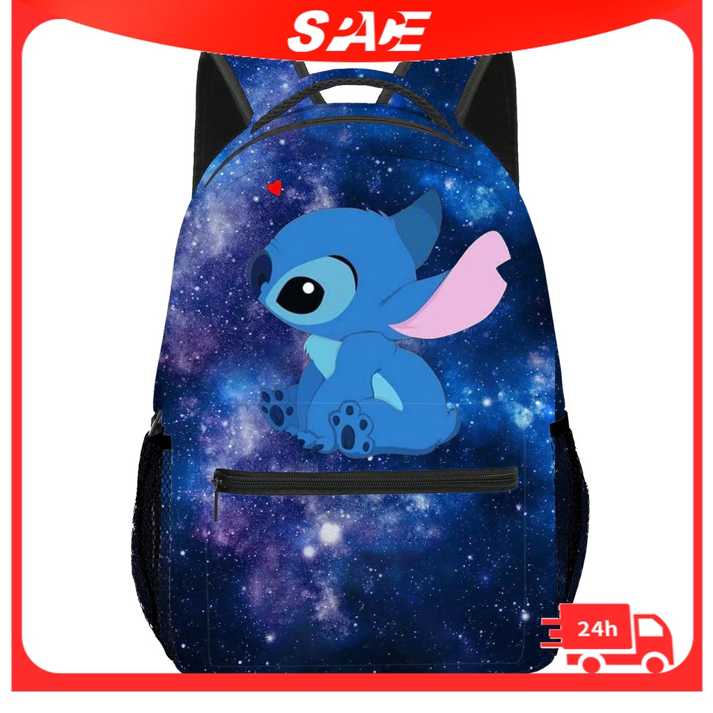 Ba Lô Đi Học Thiết Kế Mới Họa Tiết Hình Stitch Đáng Yêu Dành Cho Bé