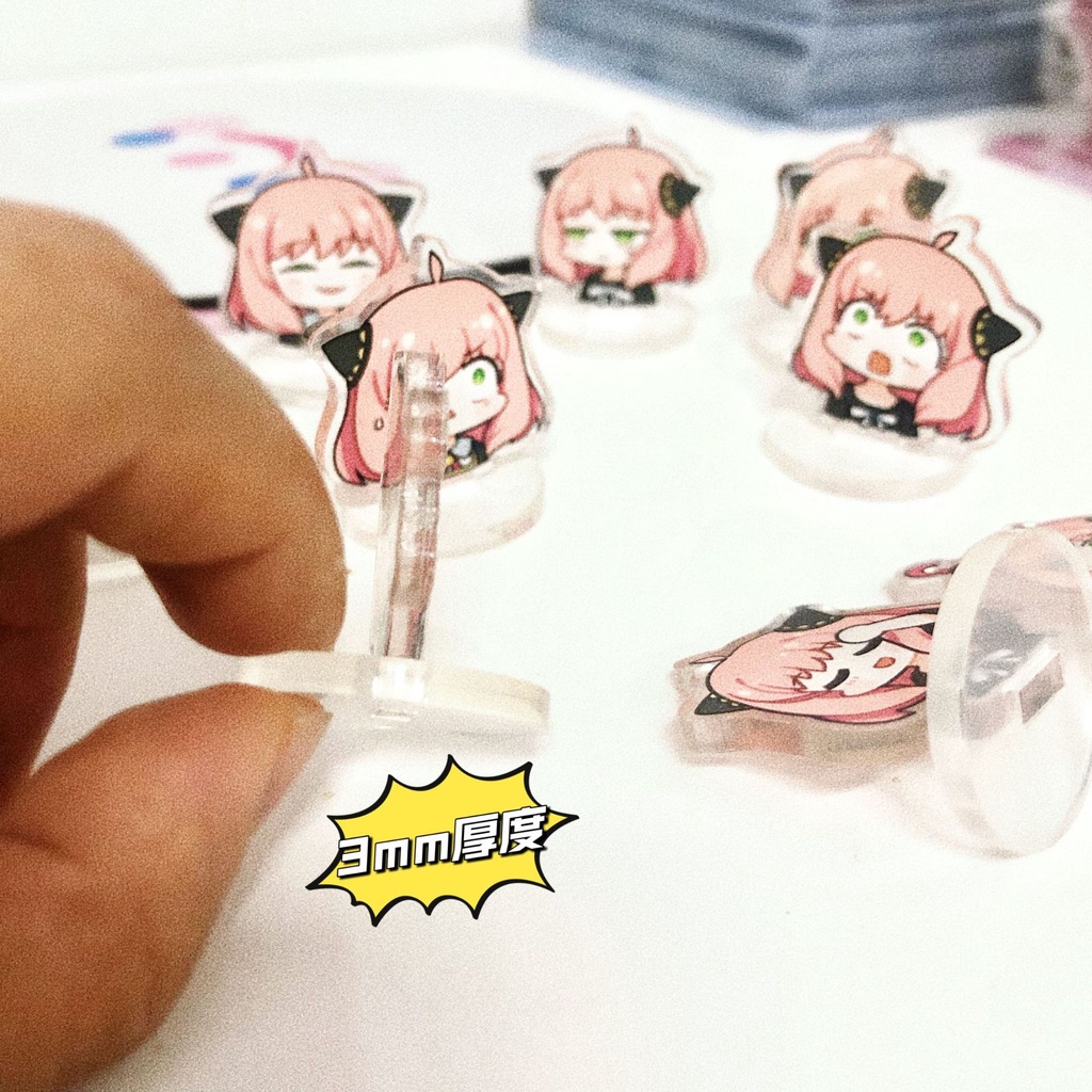 Giá Đỡ Đồ trang trí Nhân Vật ST1 Spyxfamily Mini Dễ Thương Dùng Trang Trí