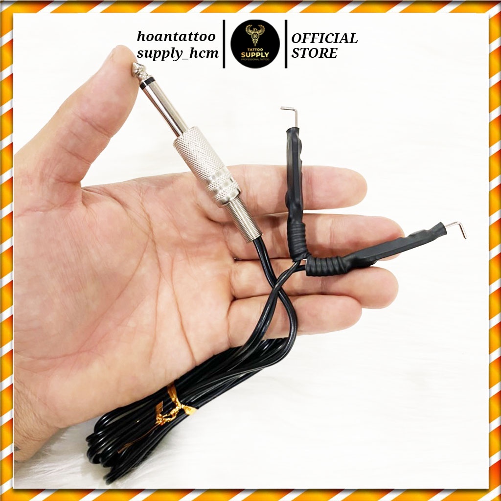 Dây móc máy Coil, dây nguồn máy xăm tattoo