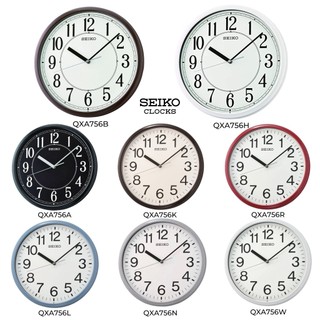 Đồng hồ treo tường seiko qxa756 - mẫu mới - đủ màu sắc - kim giật seiko chính hãng