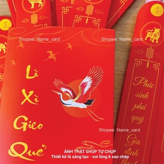 Lì xì tết, bao lì xì tết gieo quẻ rẻ đẹp có sẵn tại shop