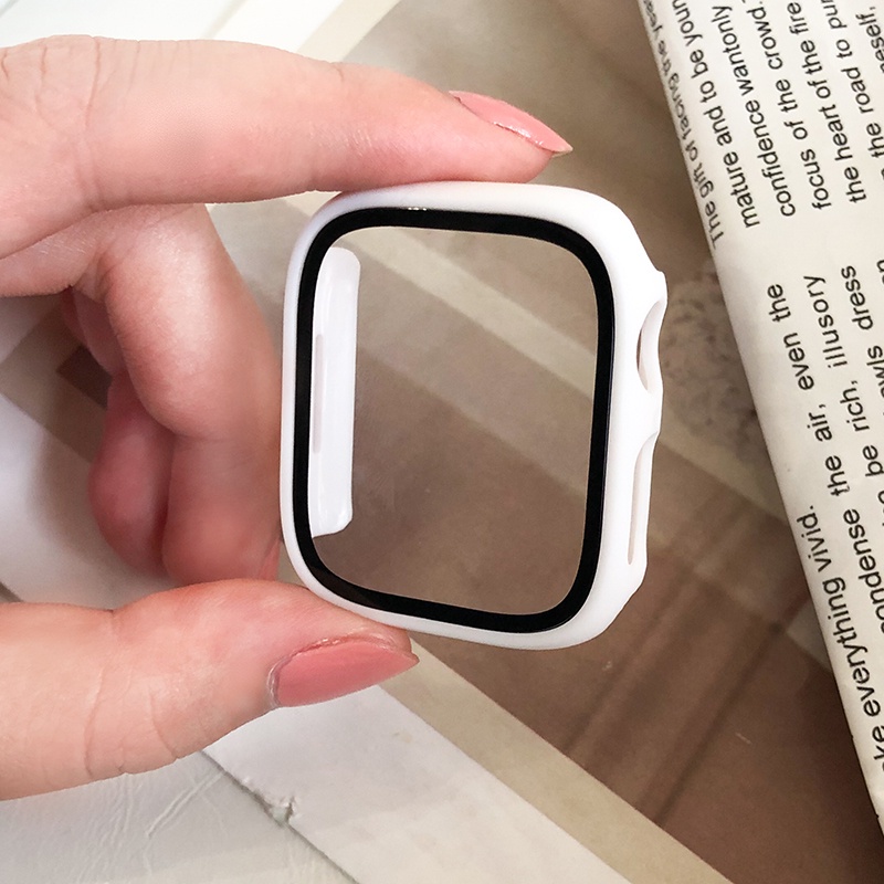 Kính Ốp Bảo Vệ Mặt Đồng Hồ 49mm 45mm 41mm 44mm 40mm Cho iWatch Ultra 8 7 Se 6 5 4