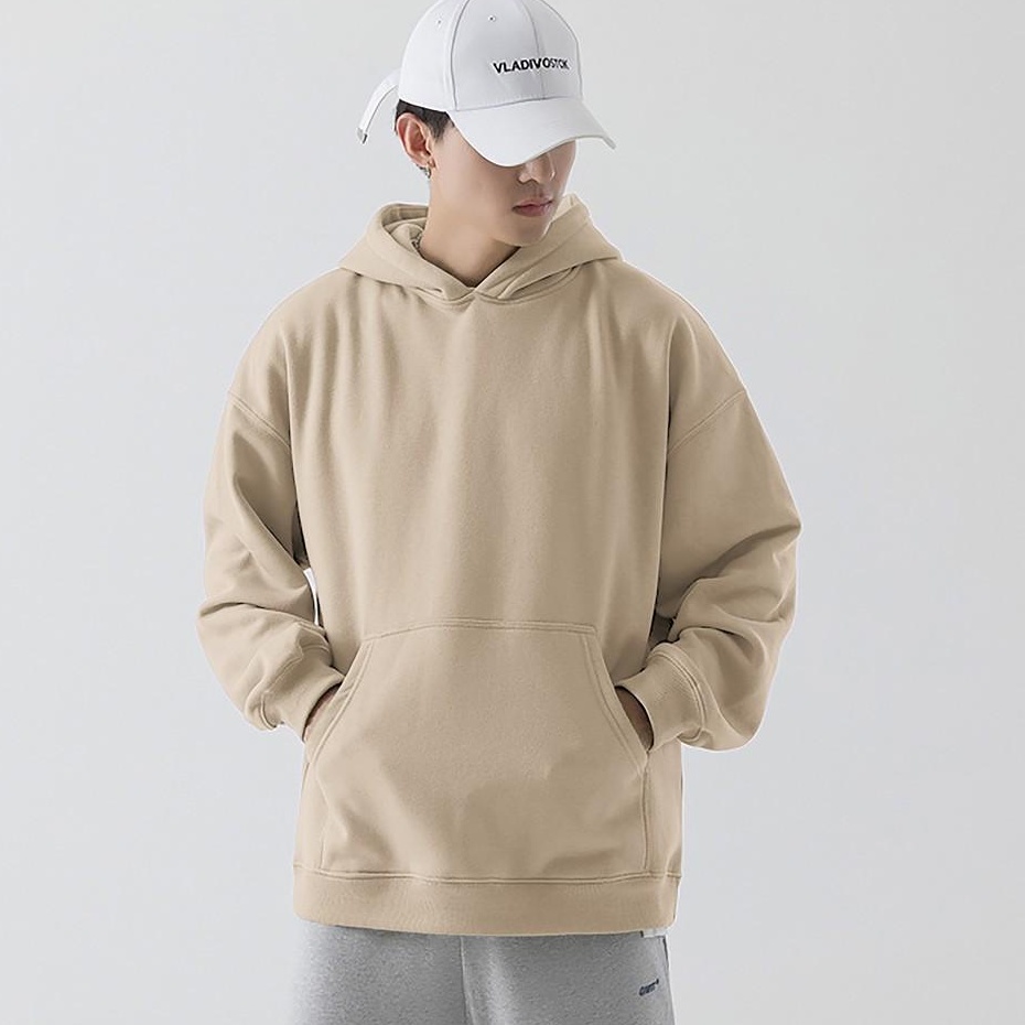 Áo Hoodie trơn basic, áo khoác hoodie nam nữ vải nỉ cao cấp unisex form rộng mặc cực đẹp