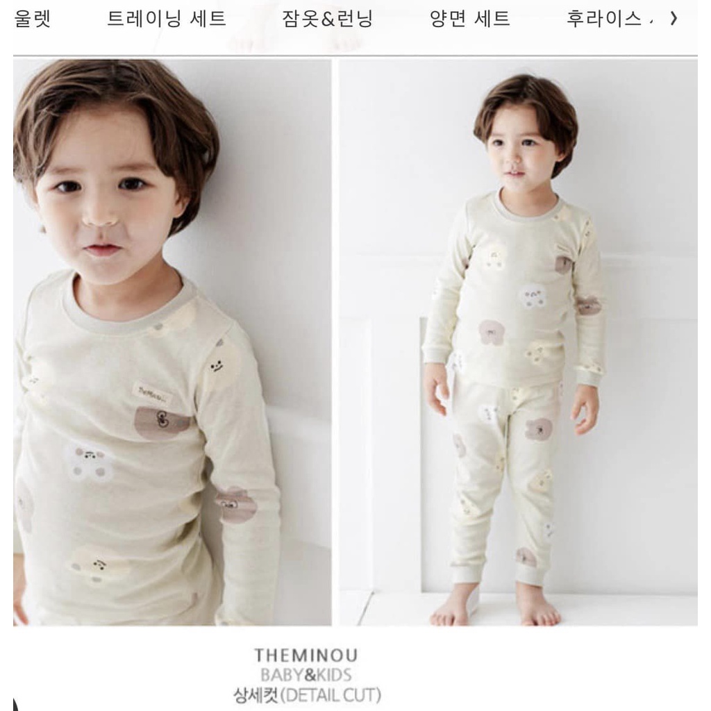 Bộ dài họa tiết xinh xắn The MiNOu xuất Hàn chất cực đẹp