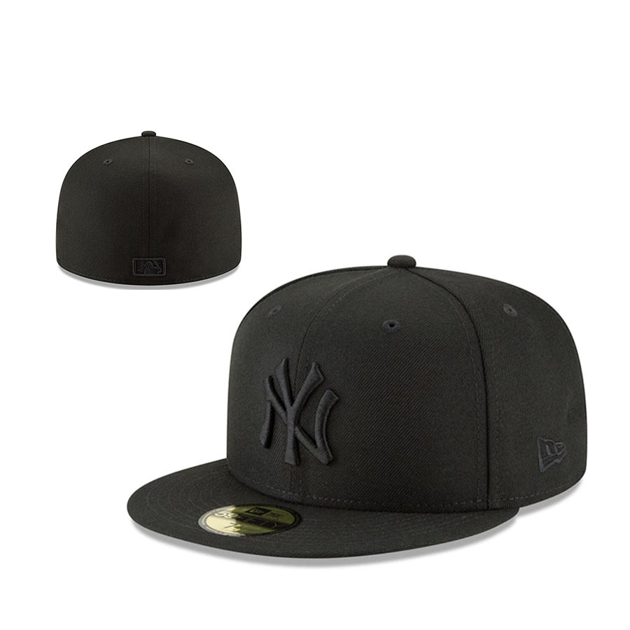 Nam Nữ MLB New York Yankees Full Closed Hat 59FIFTY Cap New ERA Trang Bị Mũ Thêu Mũ Topi unisex mũ