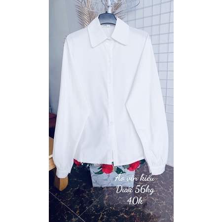 Áo vin trắng kiểu