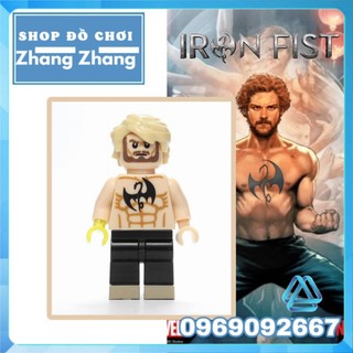 Đồ chơi Xếp hình Thiết quyền Iron Fist Danny Rand Siêu anh hùng Marvel Minifigures WM217
