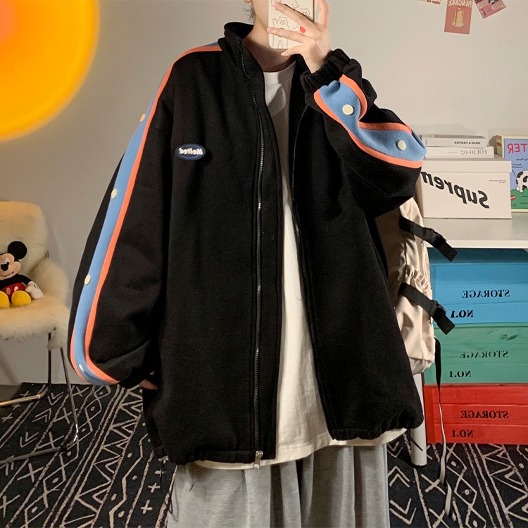 Áo khoác nỉ hoodie nam nữ Ulzzang Unisex, khóa zip kéo, chất liệu dày dặn – MayLinh Shop