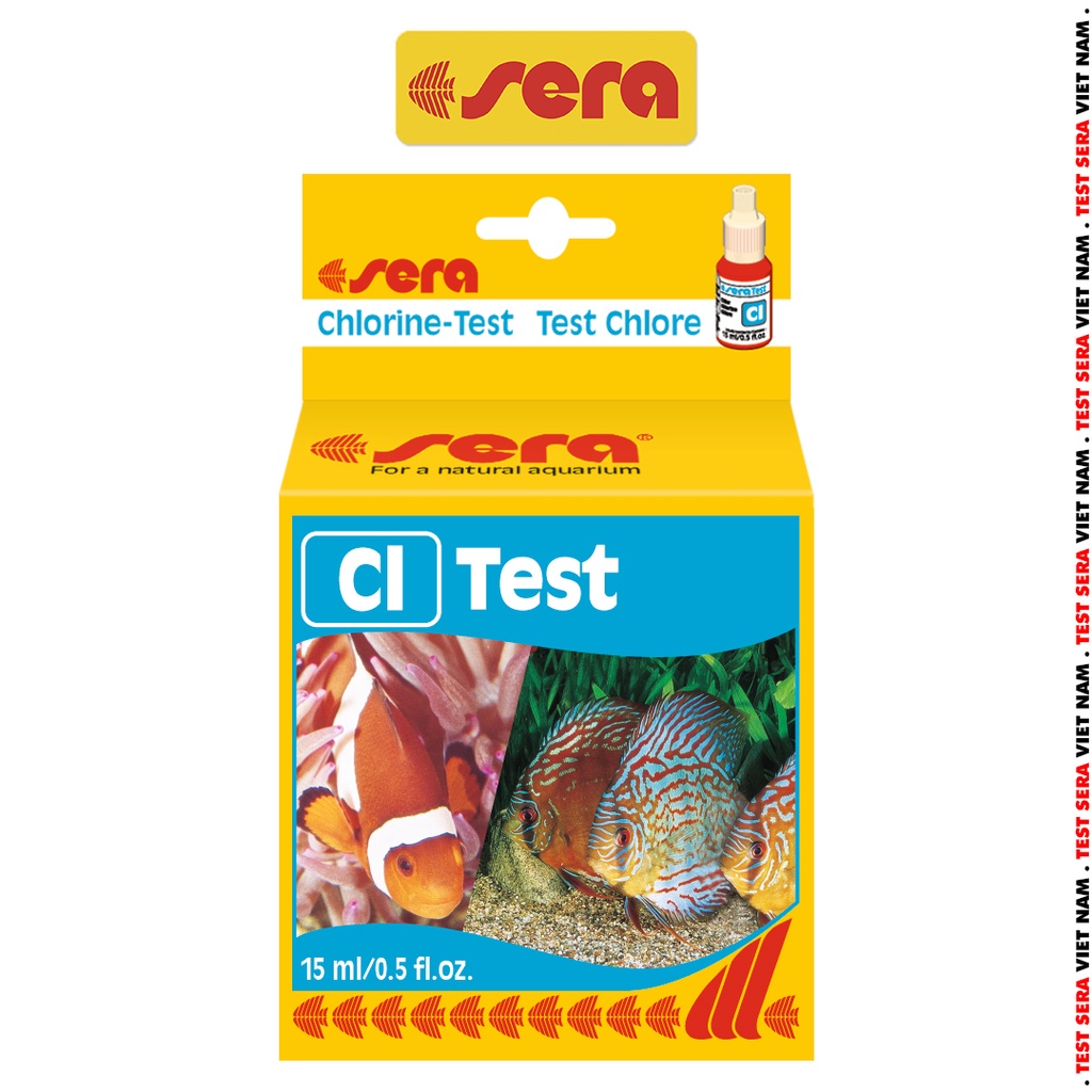 [TEST SERA] Test Clo – Kiểm Tra Clorin trong môi trường Nước