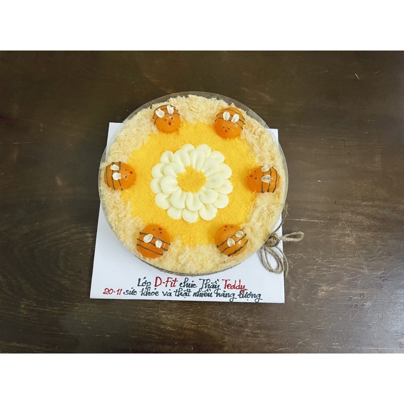 Bánh sinh nhật- Bông lan trứng muối sốt phômai