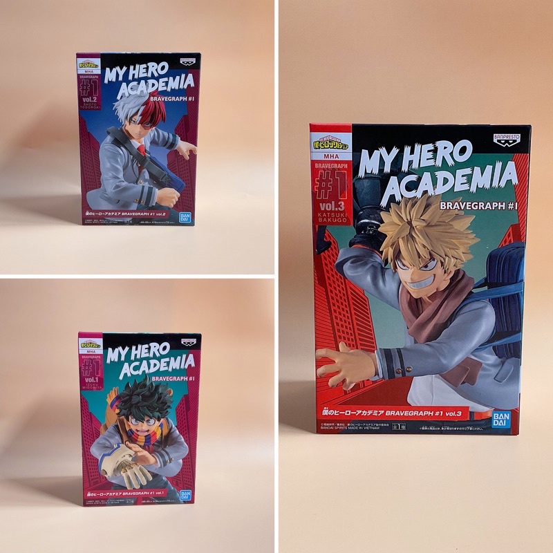 Mô hình figure Banpresto chính hãng Bravegraph Học Viện Anh Hùng/My Hero Academia/MHA