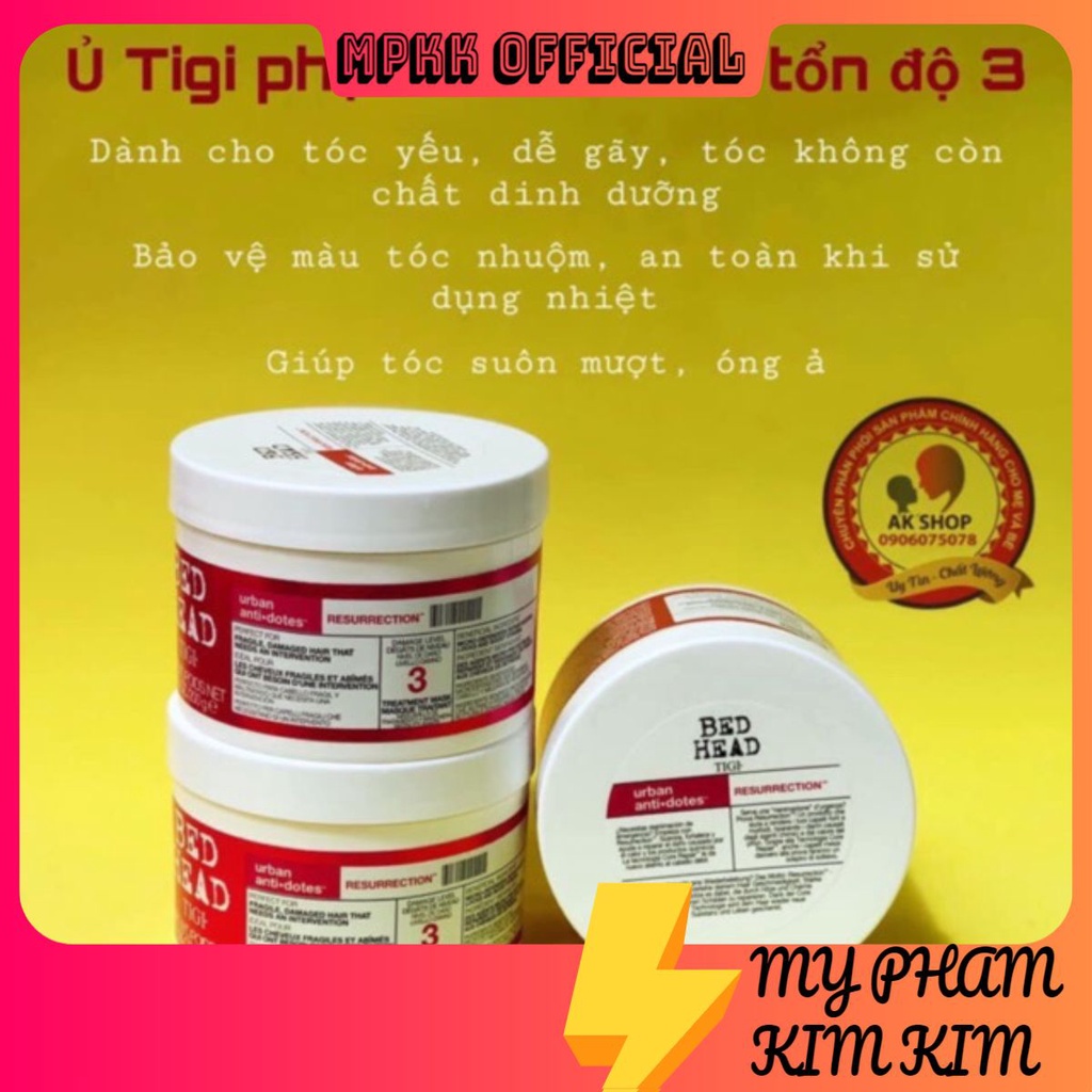 Thanh lý Ủ tigi ủ dưỡng tóc tigi hàng UK có bill đầy đủ