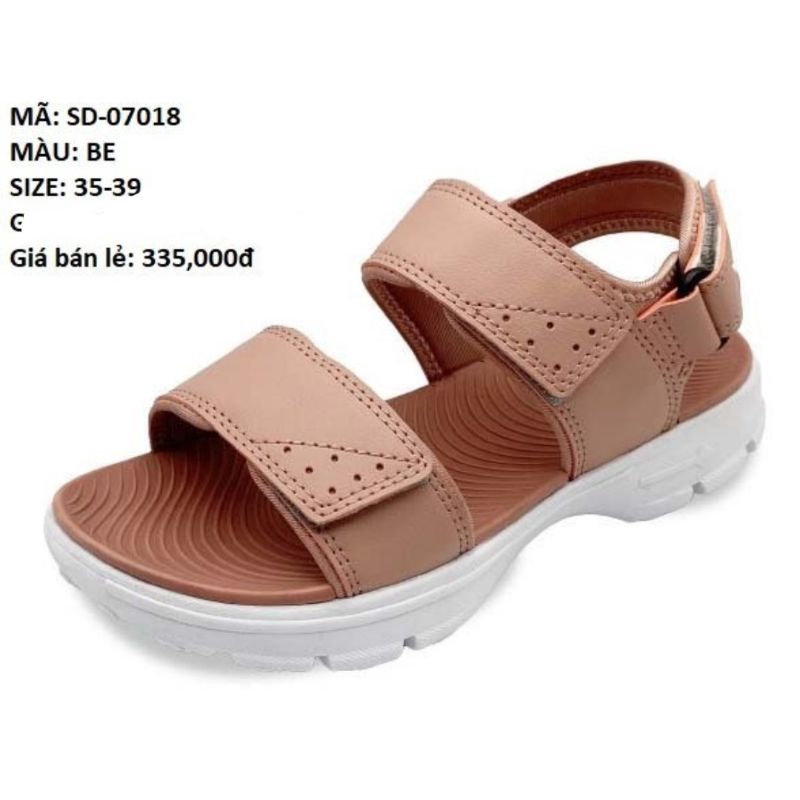 Sandal nữ Vento đế nhẹ, êm ái siêu bền SD07018 (size 35-39)
