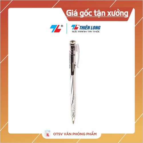 Bút Bi Thiên Long TL-027 nhiều màu mực xanh/đen