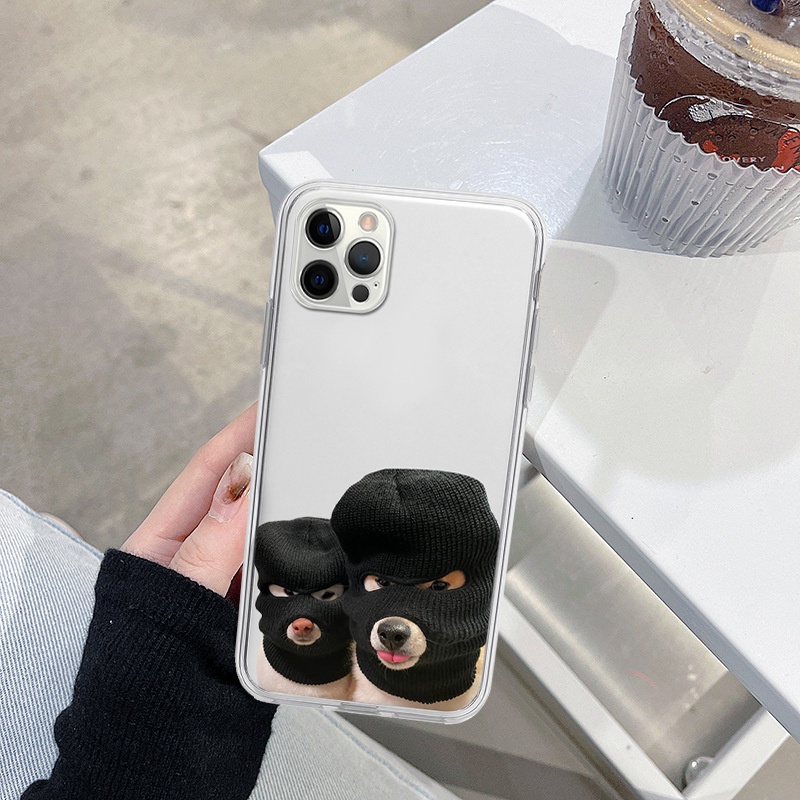 Ốp lưng điện thoại iphone cặp chó du côn cạnh vuông cho 6/6splus/7/7plus/8/8plus/x/xr/xs/11/12/13/14/pro/max/plus/