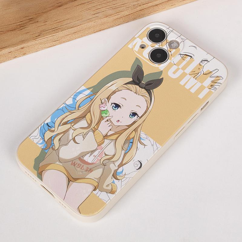 Ốp điện thoại iphone Kurumi lycoris recoil ốp vuông chống sốc 6/6splus/7/7plus/8/8plus/x/xr/xs/11/12/13/14/pro/max/pl