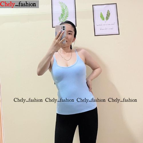 Áo thun hai dây nữ, áo thun nữ dáng ôm có size đại  chất cotton thun co giản  chely_fashion