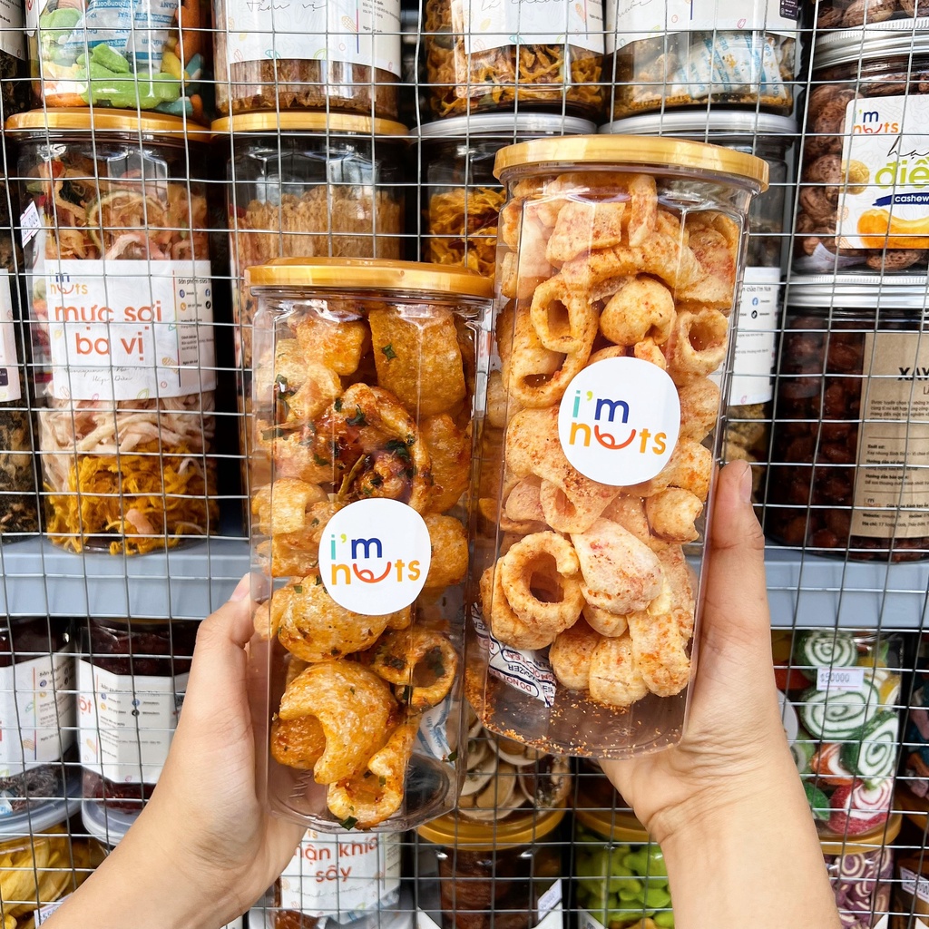 Da heo mắm hành, da heo xóc muối ớt, da heo lá chanh chiên giòn đặc biệt - Ăn vặt ImNuts