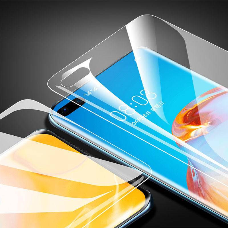 Set 4 Phim Hydrogel Dán Bảo Vệ Màn Hình Điện Thoại Huawei P30 P20 P40 P50 Pro Lite Huawei Mate 30 20 40 50 Pro Lite P Smart 2019