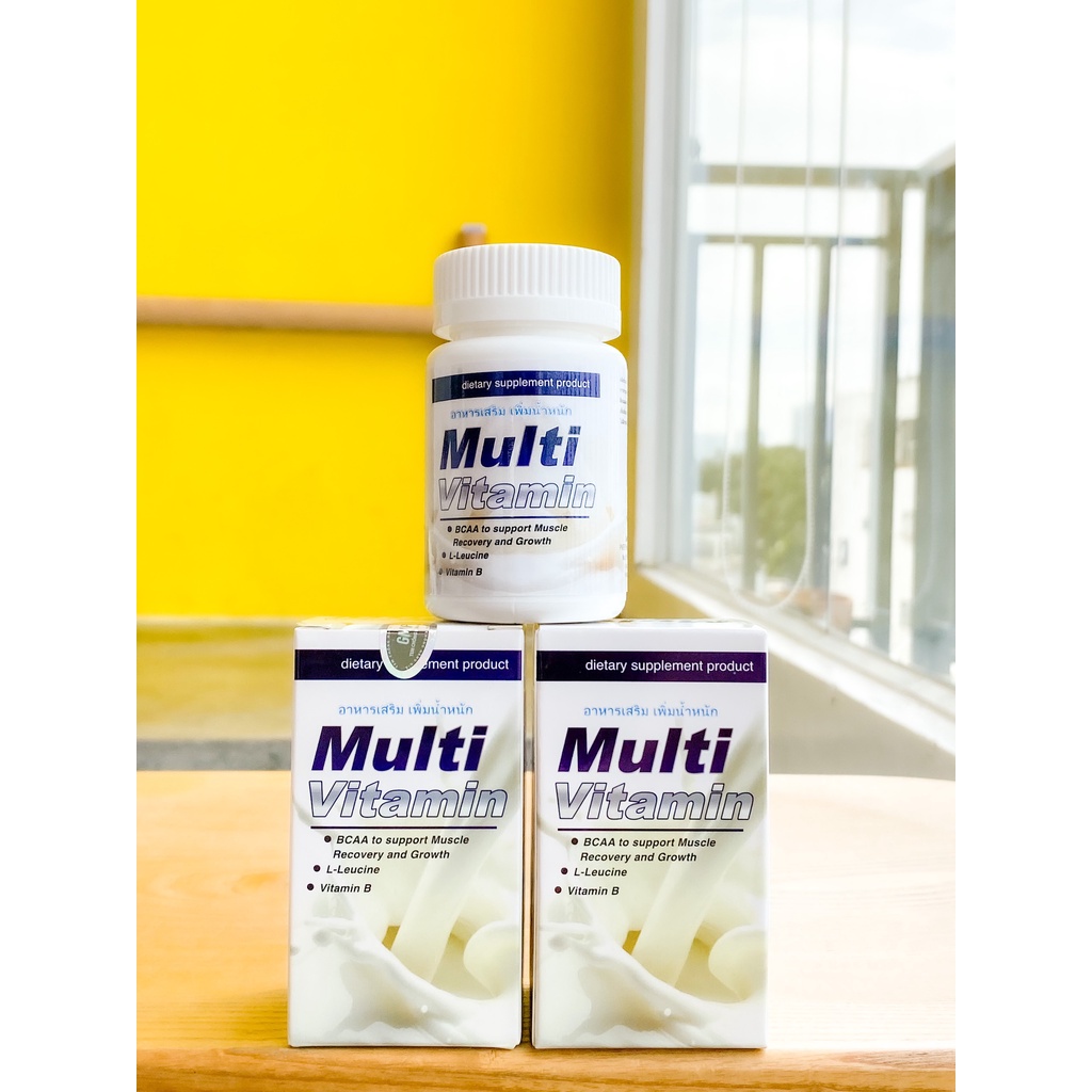 Siro Ăn Ngon Tăng Cân Cho Bé Từ 06 Tháng Tuổi Vitamin TP Thái Lan, Viên tăng cân Multi Vitamin cho người từ 8 tuổi