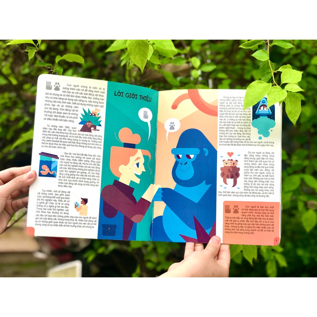 SÁCH - Con người &amp; Động vật - Những điểm tương đồng thú vị