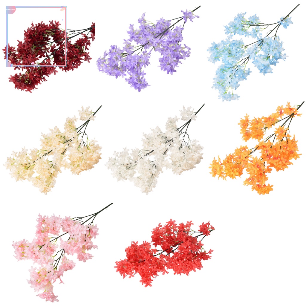 1 Chùm Hoa Anh Đào Giả Để Bàn Trang Trí Nội Thất