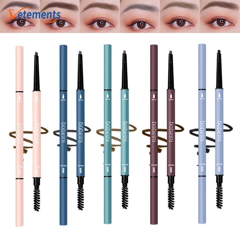 Bút Kẻ Lông Mày Hai Đầu Chống Thấm Nước Và Mồ Hôi Lâu Trôi Làm Đều Màu Lông Mày / Trang Điểm Tự Nhiên Không Nhòe