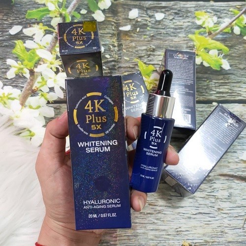 Serum 4k Plus 5X Whitening Thái Lan _ Huyết Thanh Căng Bóng _ Trắng Mịn Da