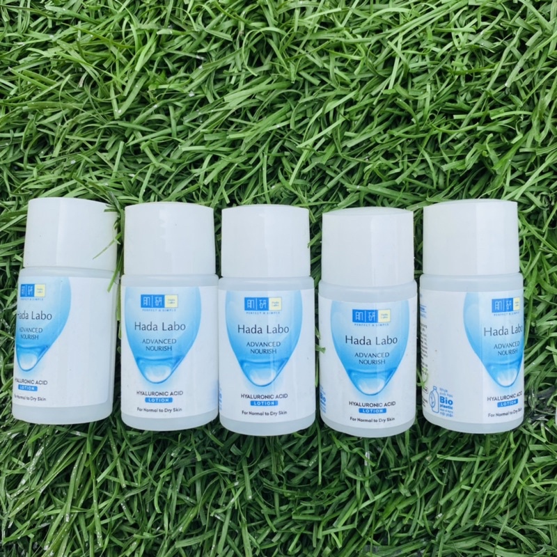 Set 5 chai dung dịch dưỡng ẩm Hada labo 20ml