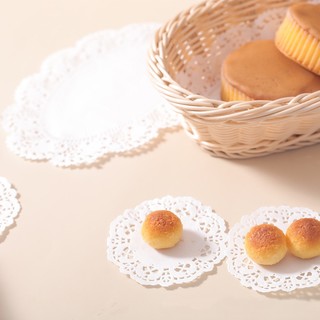 Giấy ren lót bánh, xôi (50 tờ) viền ren hoa văn nhiều kích thước