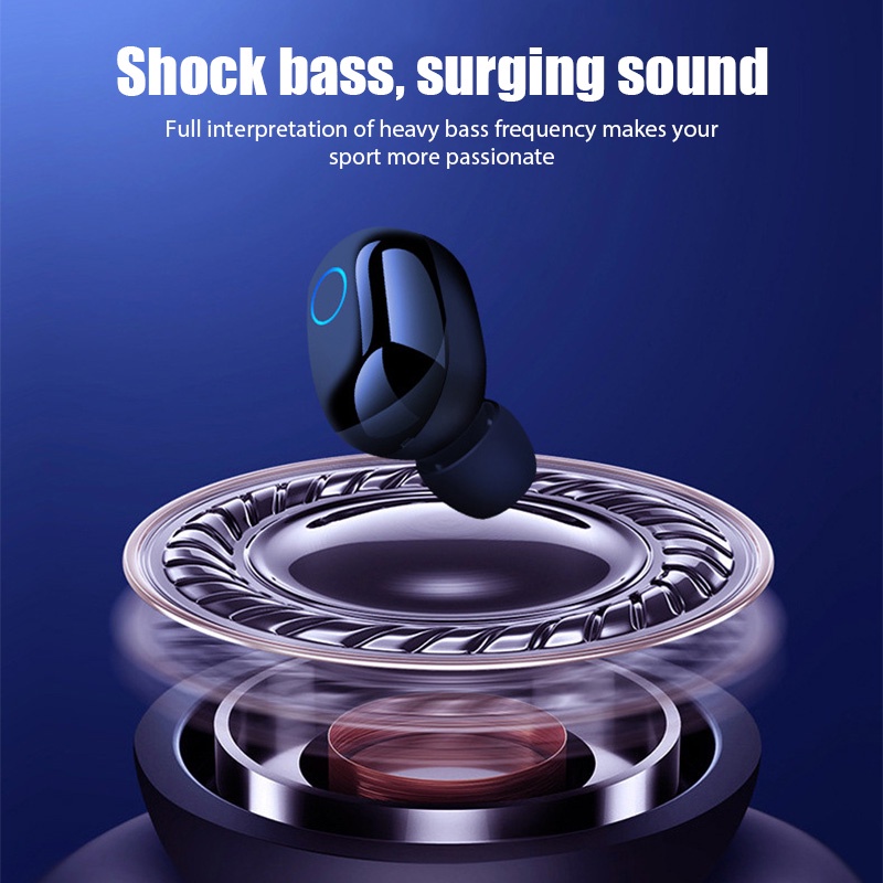 Tai Nghe Bluetooth Không Dây J15 TWS Màn Hình Kỹ Thuật Số Phong Cách Thể Thao