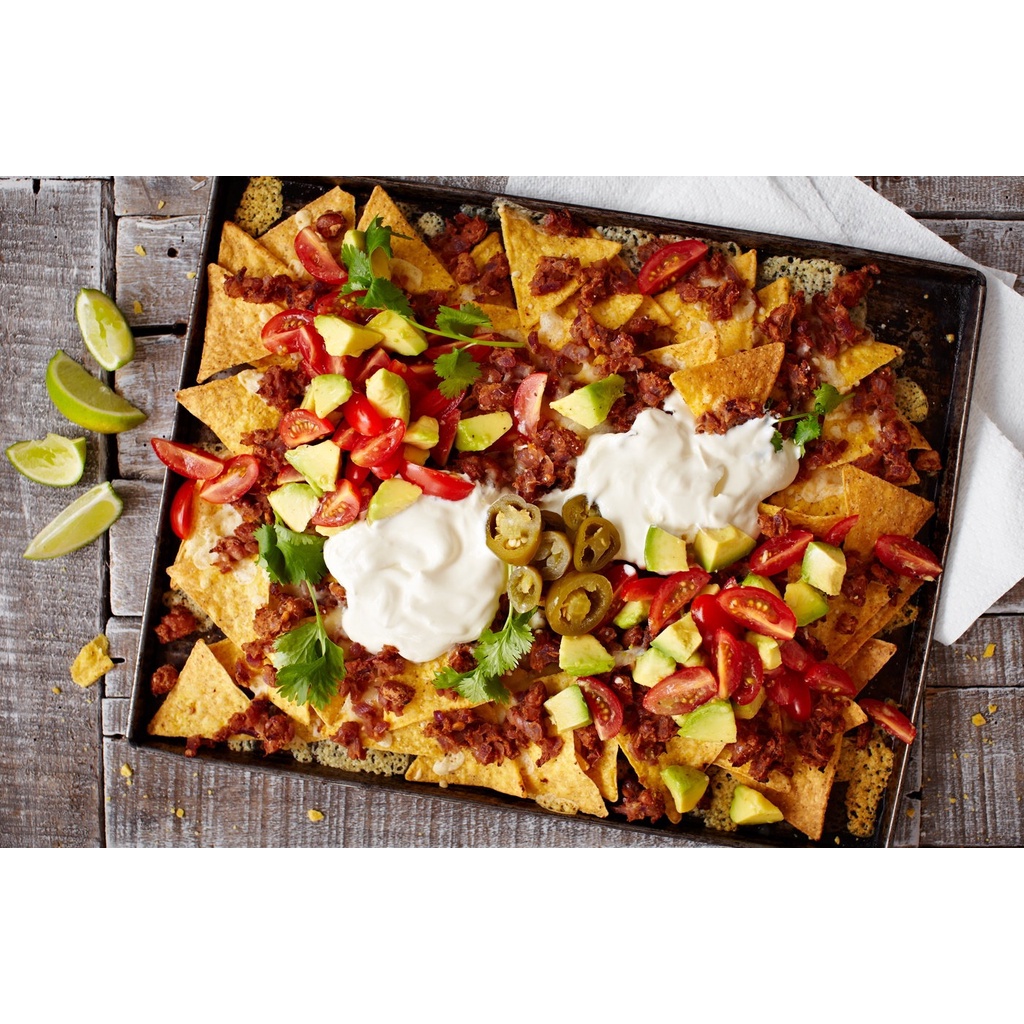 Snack Nacho No Brand Vị Phô mai Cheddar/ Salsa Cay