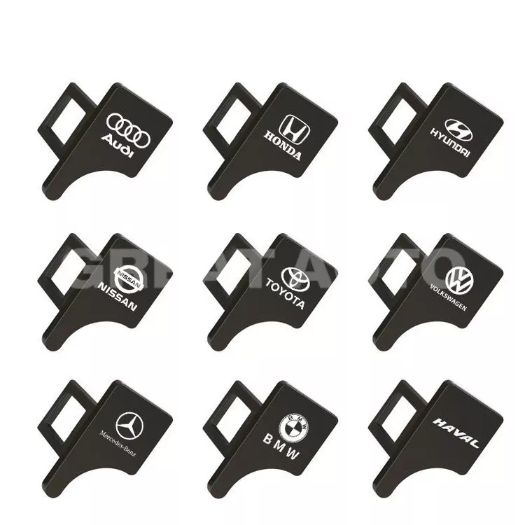 Set 1 / 2 chốt khóa dây thắt lưng an toàn bằng hợp kim kẽm cho xe hơi Toyota/ Honda/MAZDA/KIA/HYUNDAI GREATAOTO