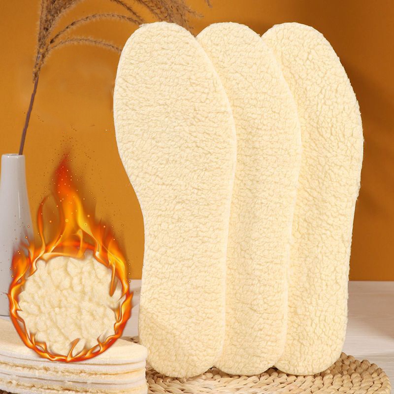 Đế Lót Giày Vải Lông Mềm Mại Dày Dặn Ấm Áp Thoải Mái Mùa Đông Cho Nam Và Nữ