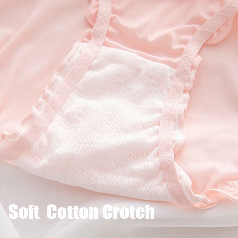 Quần Lót Lụa Nhún Bèo Phong Cách Lolita Nhật Bản Dễ Thương Cho Nữ