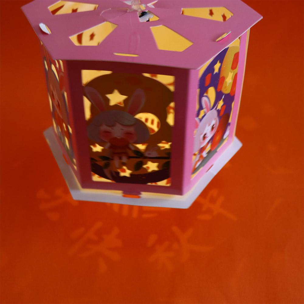 YIYU Lồng Đèn Giấy Chiếu Thủ Công Phong Cách Trung Hoa