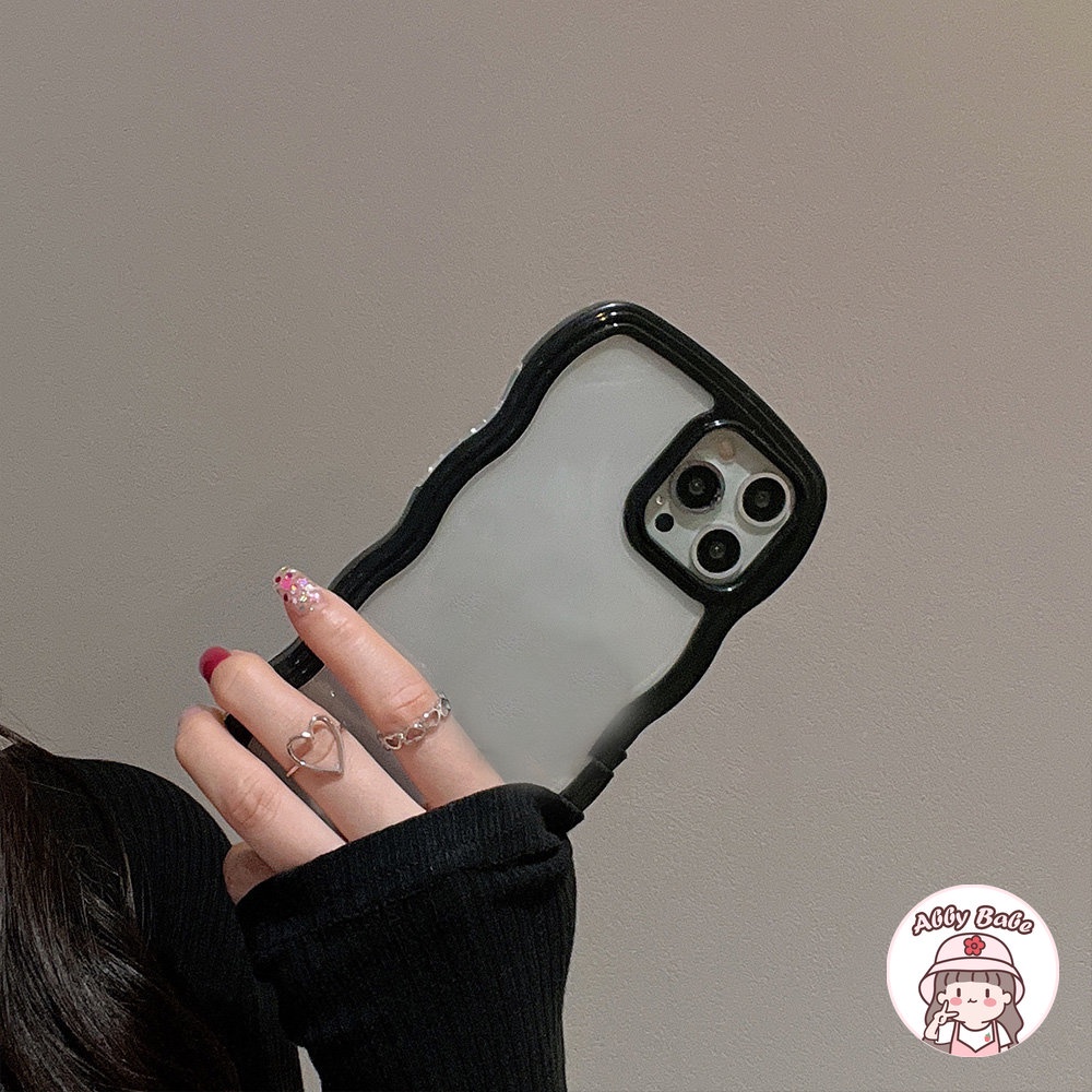 Ốp Điện Thoại TPU Mềm Mỏng Chống Sốc Họa Tiết Gợn Sóng Đơn Giản Cho IPhone 14 Pro Max 11 7Plus 13 12 11 Pro Max X XS XR