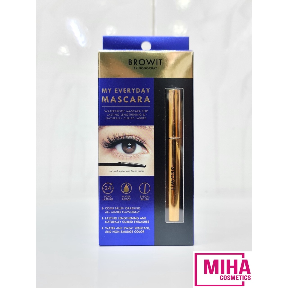 Mascara Kéo Dài Và Cong Mi Dạng Đầu Lược Browit By Nongchat My Everyday 5.5g Thái Lan