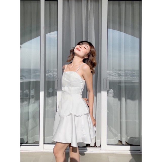 Caleelilou - Áo dây phối organza Kaylin