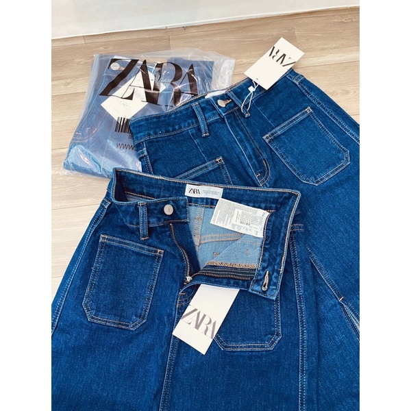 Chân váy jean 2 túi